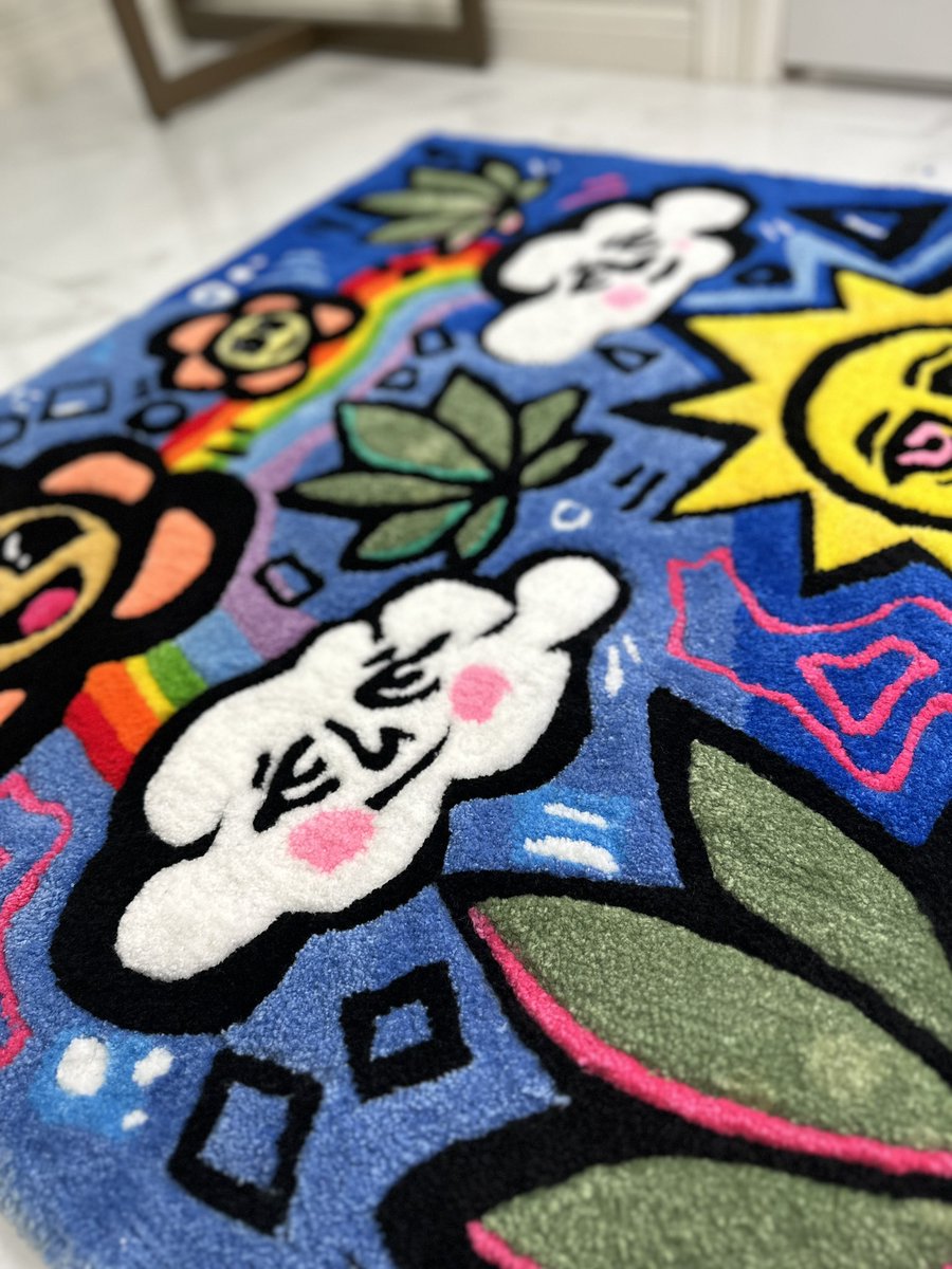 Jonathan_Louis_'s tweet photo. Turned this canvas into a rug, cool lil collab . Would appreciate some RT’s! 💚https://t.co/lWB67XqoGs / https://t.co/O1f3idZ4D8 ⭐️ https://t.co/RUSfGEtDyP