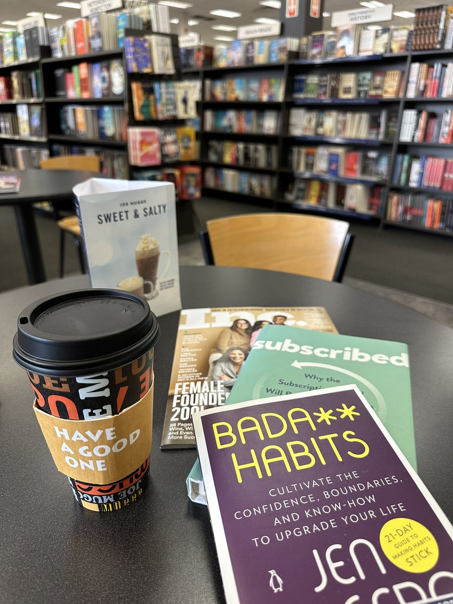 My happy place 📚☕️ @booksamillion with #coffee. #LifeIsGood ❤️