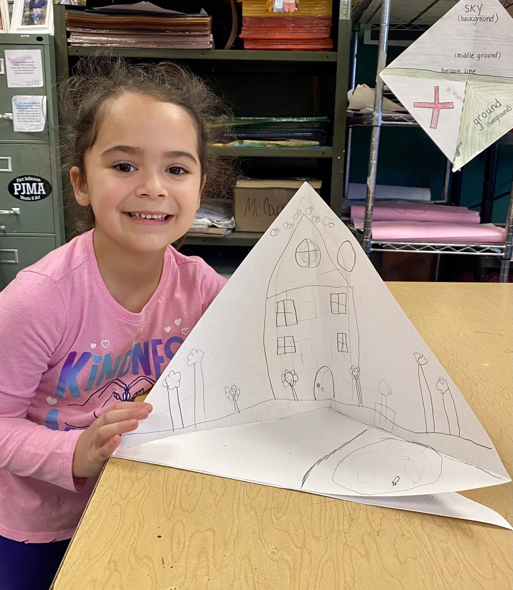 Cadence working on a diorama for her clay animal! 🐶  🏡