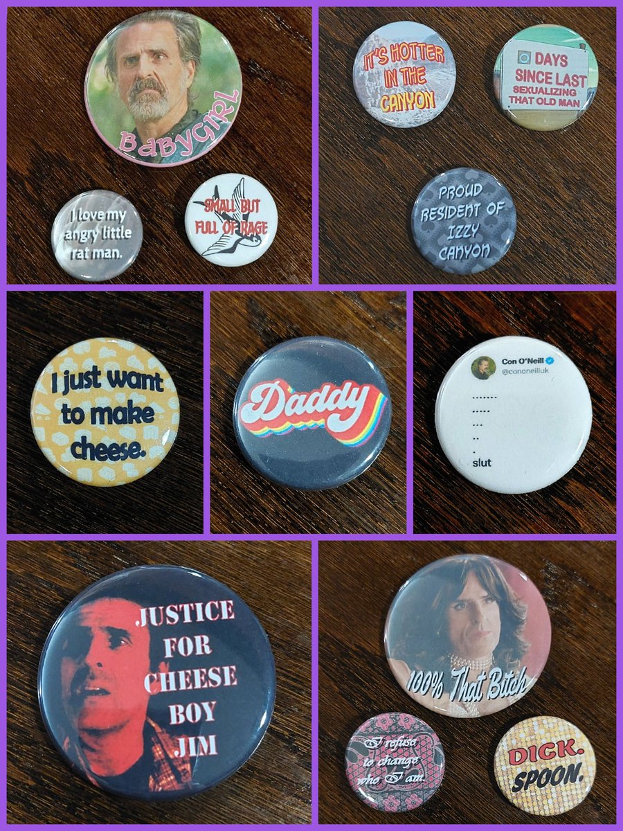 pineapplecrafts's tweet photo. Hey. I heard you like gay pirates so made a bunch of gay pirate buttons for you! Yes you! And you can use secret code DADDYCON at checkout for 17% off! But don't tell anyone (share this tweet please). https://t.co/aOlB92uger
#OurFlagMeansDeath #ConONeill #RhysDarby #TaikaWaititi https://t.co/rHSWn6hGFe