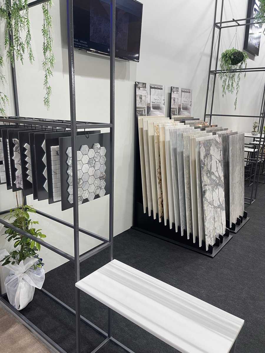 ionicstone's tweet photo. We welcome you to our stand at #marble #izmir #exhibition to view our latest collection of #naturalstone #tiles

#exhibition #stonefair #marblefair #Ionic #ionicstone #marbleizmirfair #marbleizmirfair2023 #choosenaturalstone #stonecollection #marblebathroom #designer #designers https://t.co/mDnfZpTN3m