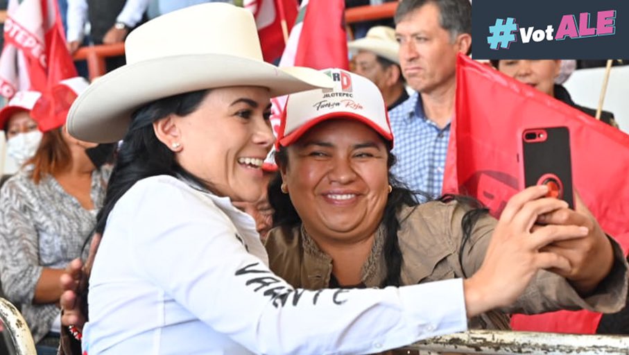 AlejandraDMV's tweet photo. En #Jilotepec me recibieron miles de valientes que tienen la convicción y las ganas para salir adelante. ¡Trabajemos unidos, comprometidos y recuperemos juntos los espacios públicos! #AleGobernadora #UnirEsResolver #VotALE https://t.co/60StdF86nK