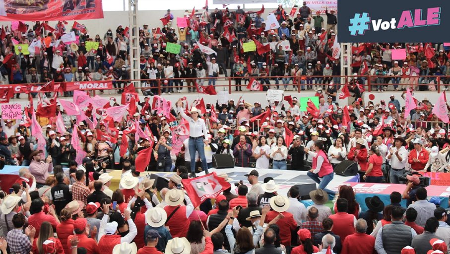 AlejandraDMV's tweet photo. En #Jilotepec me recibieron miles de valientes que tienen la convicción y las ganas para salir adelante. ¡Trabajemos unidos, comprometidos y recuperemos juntos los espacios públicos! #AleGobernadora #UnirEsResolver #VotALE https://t.co/60StdF86nK