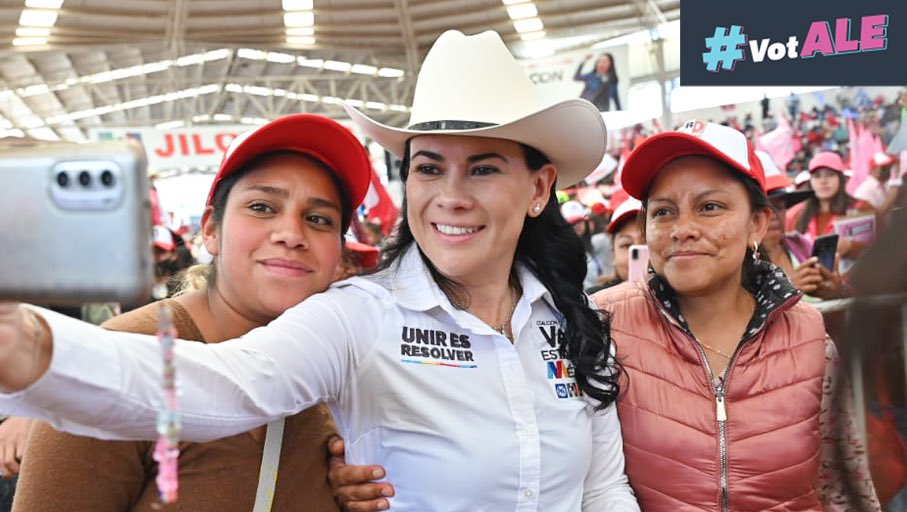 AlejandraDMV's tweet photo. En #Jilotepec me recibieron miles de valientes que tienen la convicción y las ganas para salir adelante. ¡Trabajemos unidos, comprometidos y recuperemos juntos los espacios públicos! #AleGobernadora #UnirEsResolver #VotALE https://t.co/60StdF86nK