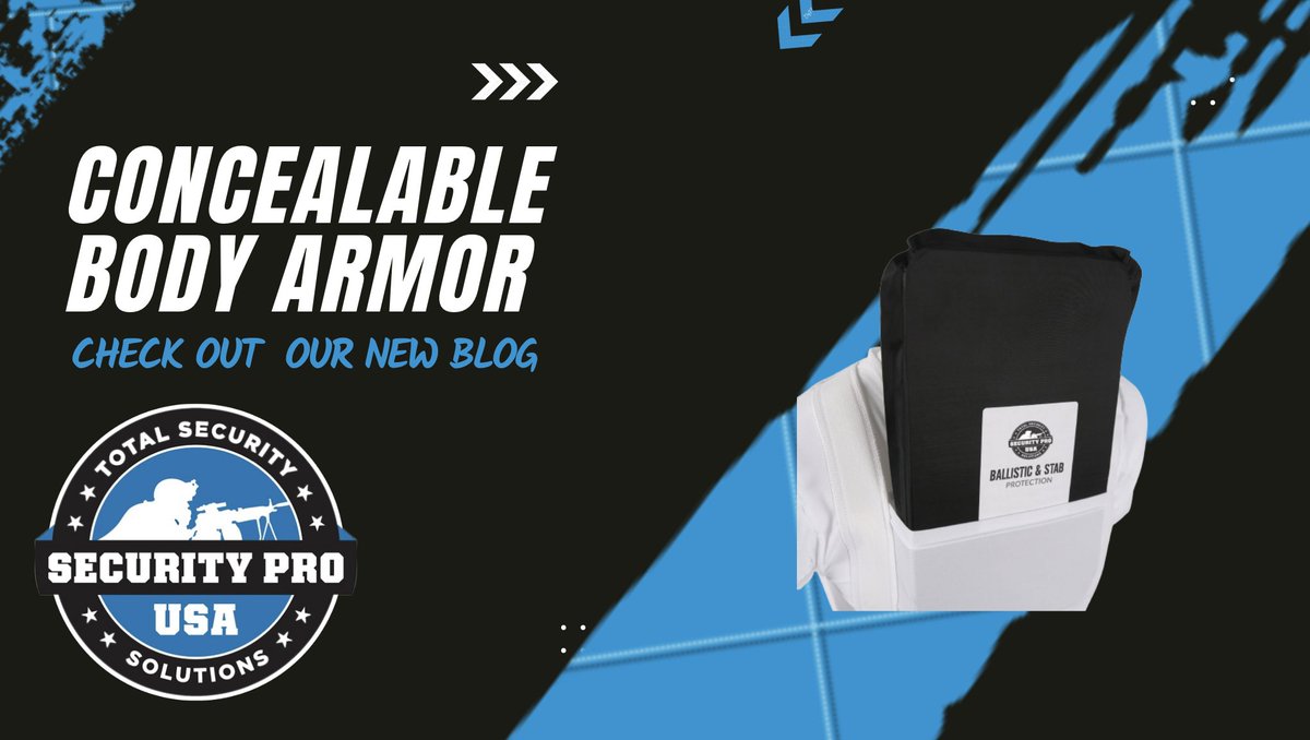 SecurityProUSA's tweet photo. Defend Yourself with Confidence: Concealable Body Armor 101
https://t.co/QpVfvEBUbM
#concealed #armor #bodyarmor #pro2a #safety https://t.co/nirX96oVXA