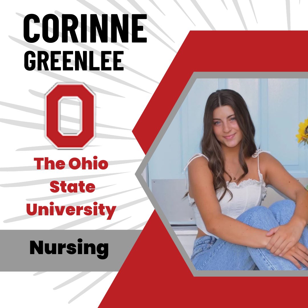 KHS_classof2023's tweet photo. Congratulations to Corinne Greenlee! Corinne will be attending THE Ohio State University to study nursing. Go Bucks! https://t.co/WYJnQ8goMh
