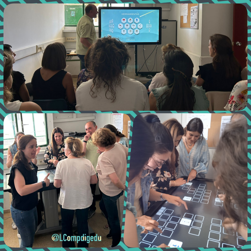 srdelastablets's tweet photo. ⭐️Hoy los #docentes de @Fgilgayarre hemos concluido nuestro #curso de #formacion 👍#competenciadigitaldocente centrado en el trabajo con #pizarrasdigitales #monitorinteractivo #nuevastecnologías ponente @LCompdigedu #compdigedu #educacionespecial #IF_CMadrid @aytopozuelo #MRCDD https://t.co/mx6Haj4UWk