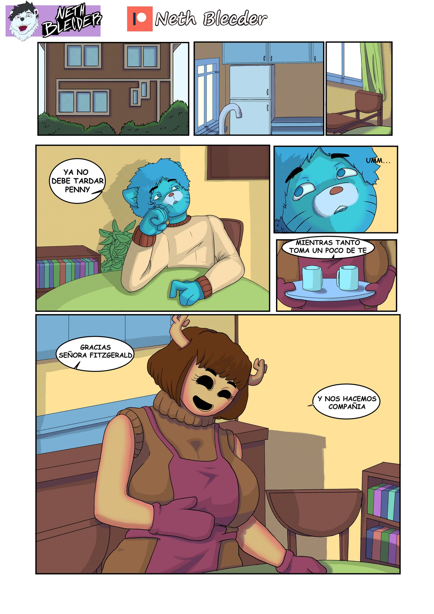 ChoChoX.com on Twitter: "El Excitante Mundo de Gumball – Neth Blecder