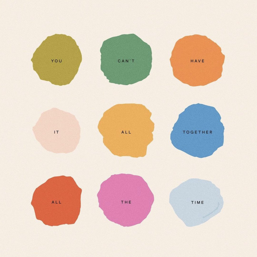 Be gentle with yourself. You can’t have it all together all the time 

Image: instagram.com/oliviaherrickd…