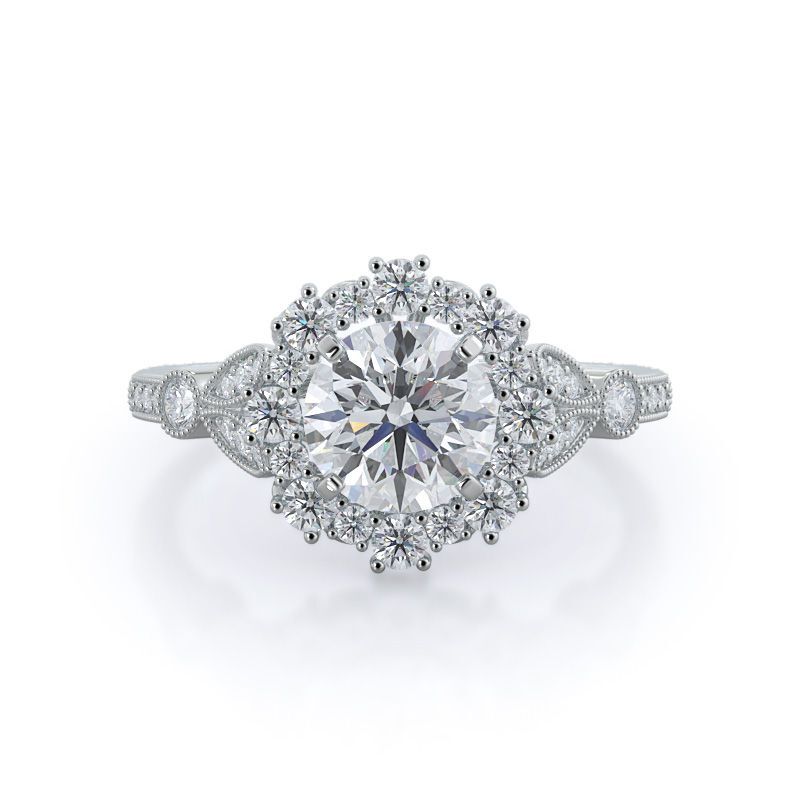Thanks <a href="/brides/">BRIDES</a>! We love our Vintage Leaf Halo Diamond Engagement Ring as well ❤️
bit.ly/443yvLd
