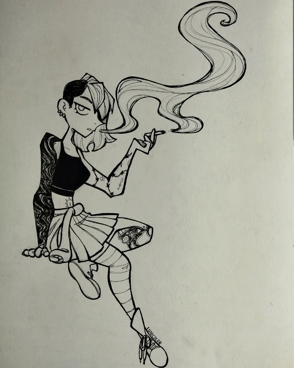 lunicolor's tweet photo. My beloved tattoo artist 
#traditionalart #art https://t.co/QCl7BdKO0a