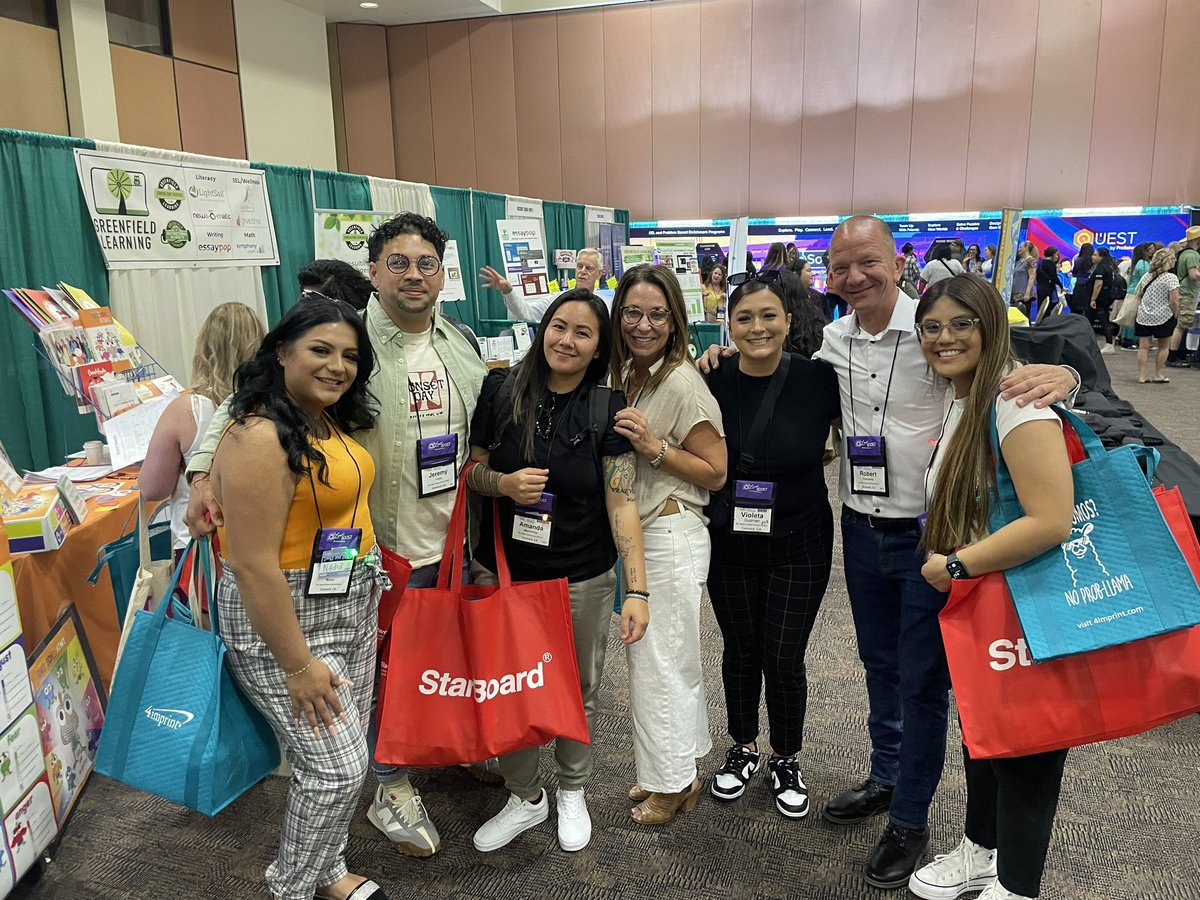 The CARES team @CARES_ELP is thrilled to be back at @TEAMBOOST and ready to connect with so many incredible organizations and instructors! 
@mdusd_stephanie @Holbrook_Cares @Westwood_Cares @Woodside_Cares 
#boostconference #inspireyouth #inspirelearning #inspirechange