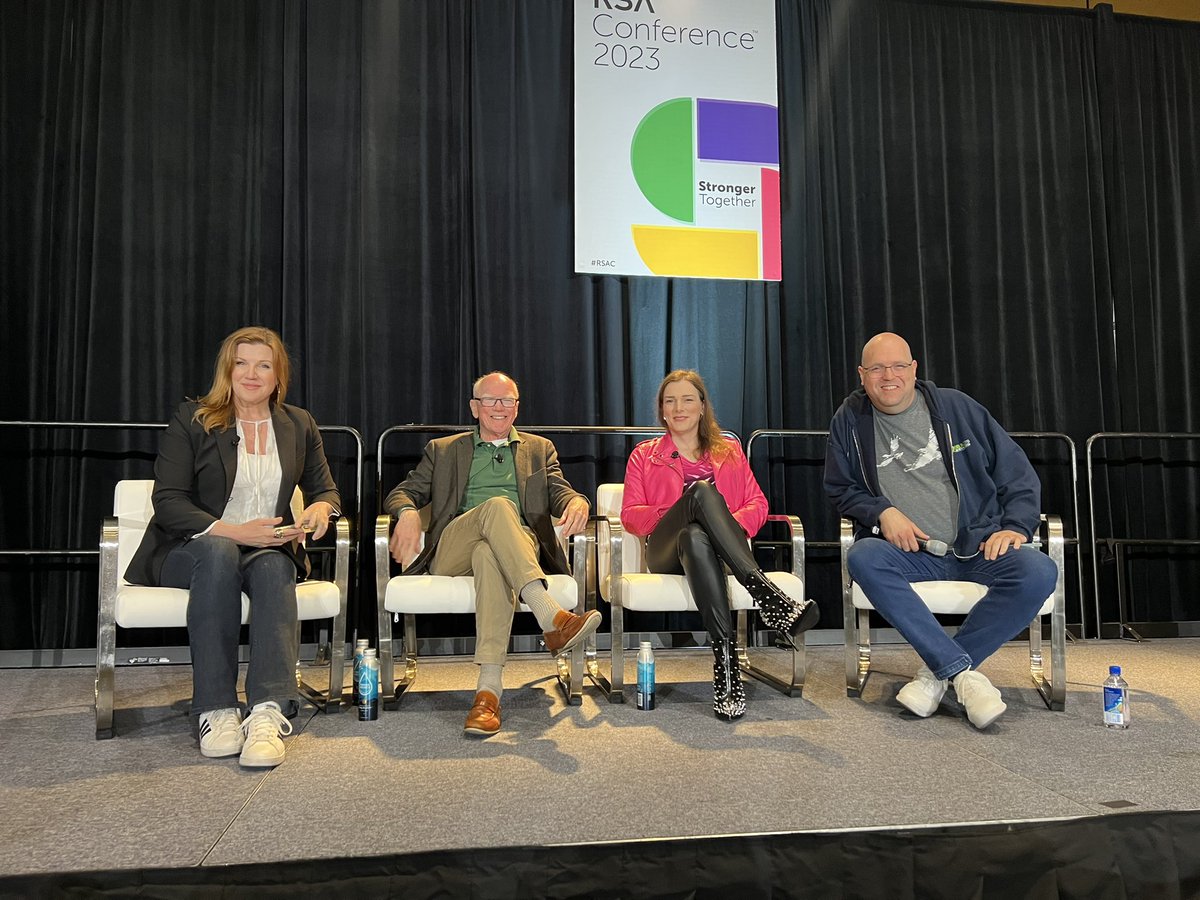 Woot! #RSAC2023 <a href="/AlyssaM_InfoSec/">👑 Alyssa Miller 🦄🛩️</a> <a href="/_KirstenDavies_/">_Kirsten Davies_</a>