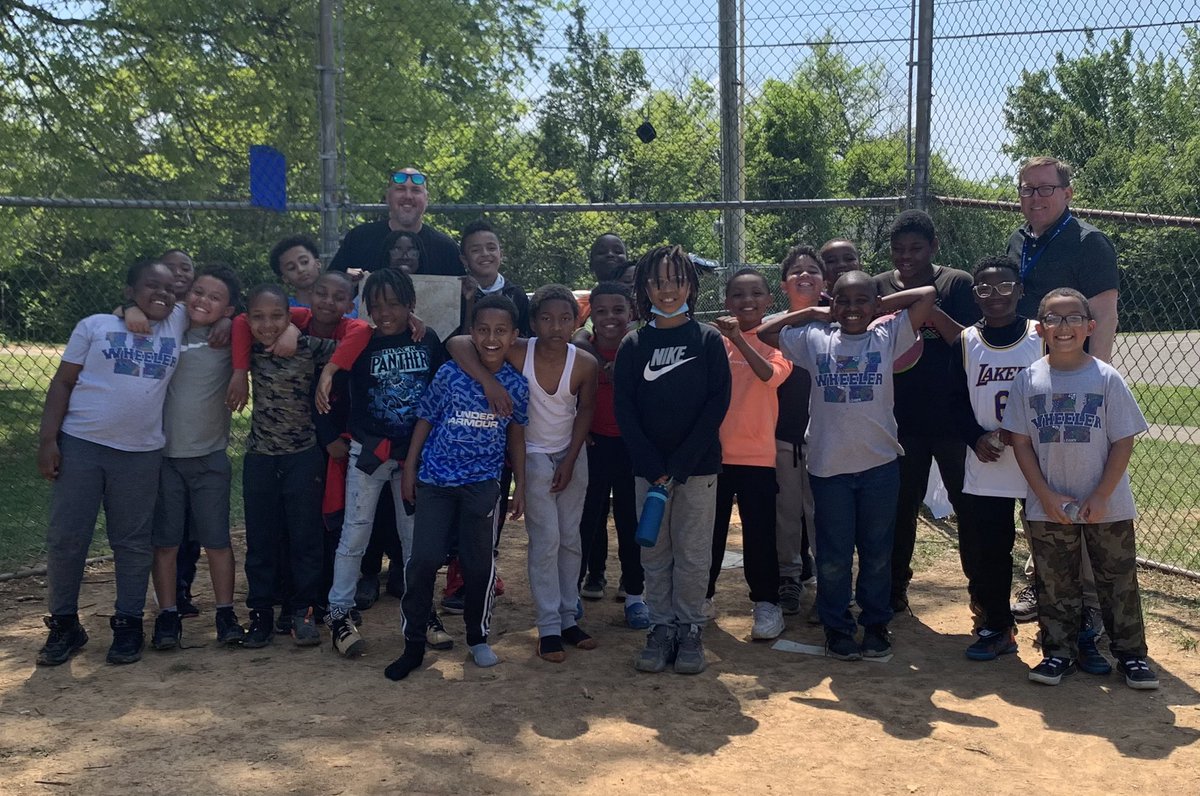 CoachMeredith's tweet photo. Our 1st Annual Wheeler Men of Quality Kickball Cook Out was a huge success. We have had a great first year. https://t.co/IhCAV3bosF