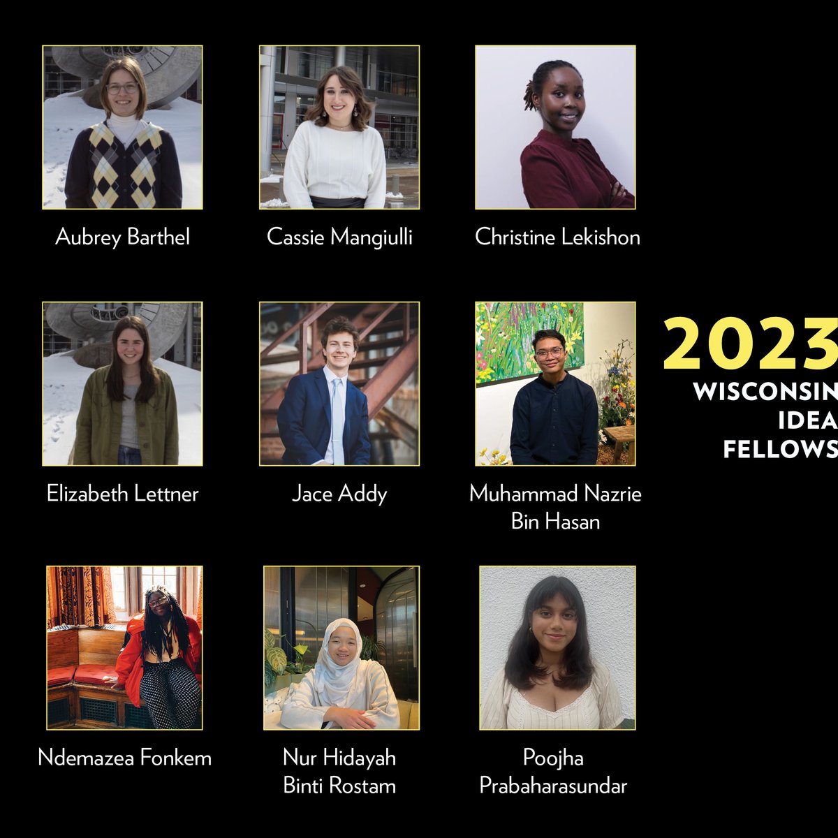 Our 2023-24 Wisconsin Idea Fellowship cohort has been selected! Read more on these five outstanding undergraduate projects at home and across the globe: morgridge.wisc.edu/2023/04/25/202…