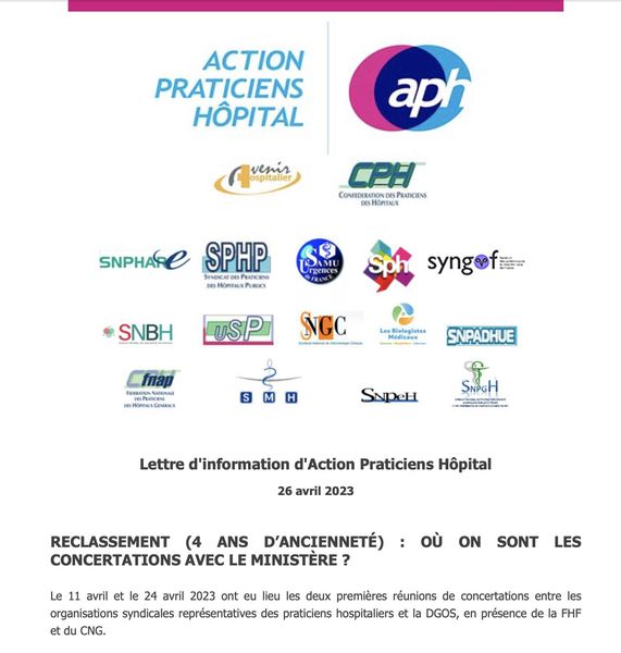 Où en sont les concertations entamées avec le Ministère de la Santé et de la Prévention à propos du reclassement (4 ans d'ancienneté) ?

Un fil à dérouler 👇👇👇

#rendeznousnos4ans

1/5