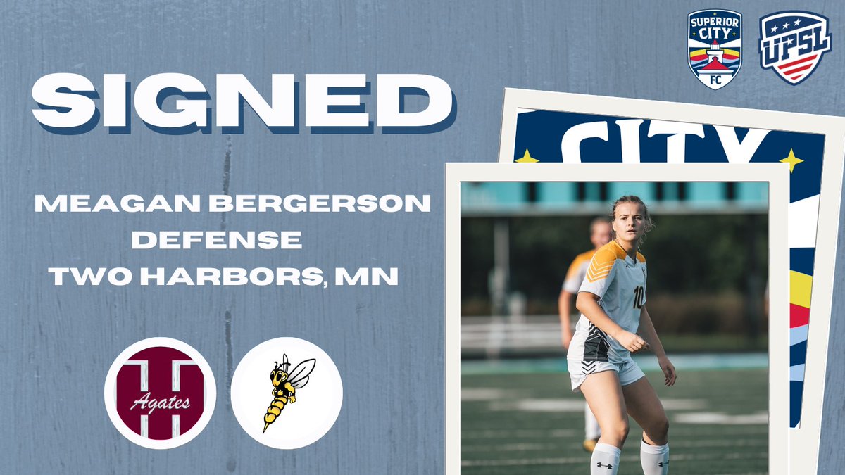 SCFCWomen's tweet photo. Our next signing is Meagan Bergerson! ⚓️
The Two Harbors native joins us from @UWS_W_Soccer after a successful youth career with @AgateSoccer 🌊
#SCFC23 #UPSLsoccer https://t.co/u03Awohh7p
