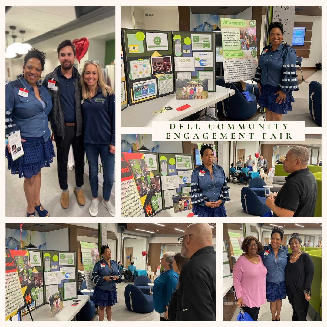 MeljCenter's tweet photo. Today, MELJ Center was at the Dell Community Engagement Fair. It was a wonderful opportunity as we got to share our mission and volunteer opportunities with those who came around to our table!
#realreentry #delltechnologies #meljcenter #endmassincarceration #nonprofit #volunteer https://t.co/0wGcBVrgNZ