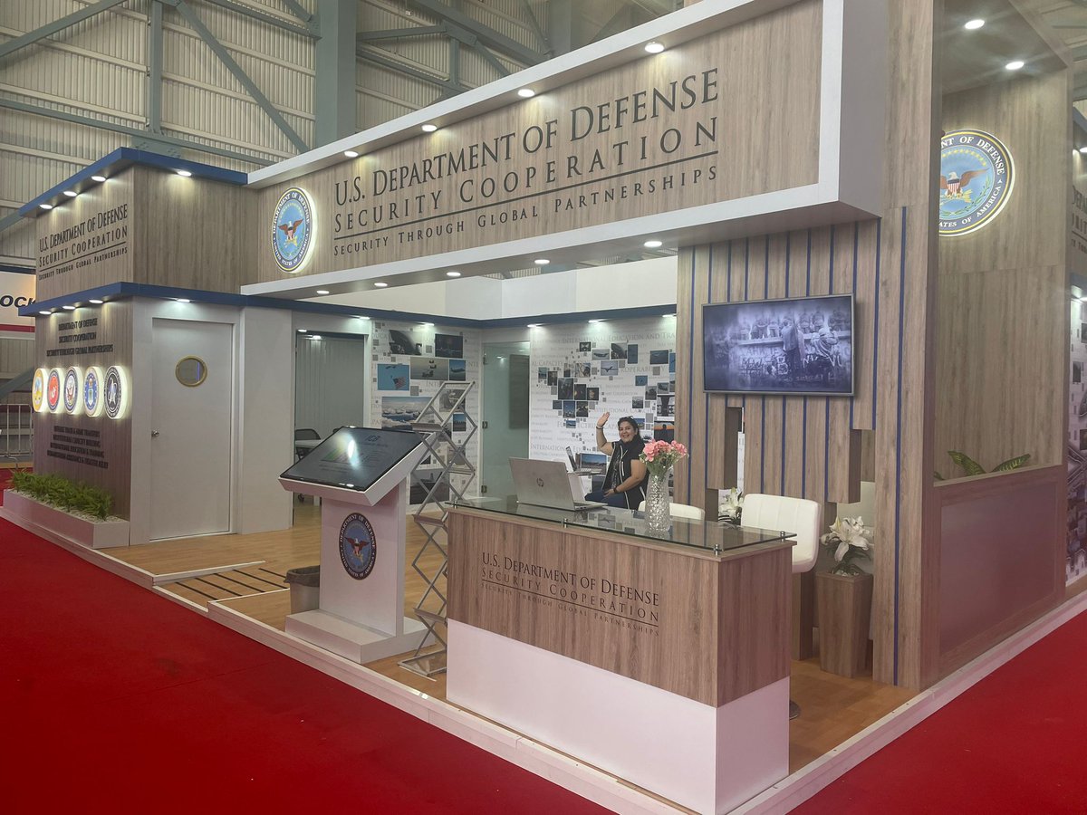 KallmanCS's tweet photo. We love to see our #custombuilds come to life! Check out the @DeptofDefense's booth at #FAMEX2023.

#customexhibit #tradeshows #eventprofs #defense #FAMEX #builder https://t.co/NUVeVnJXs4