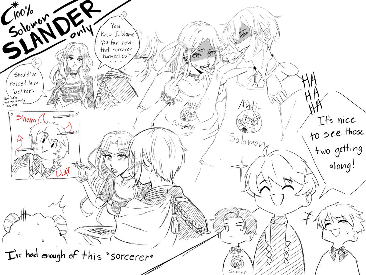 Welcome to the Solomon hate club Barb~
#obeyme #obeymeBarbatos #obeymeThirteen