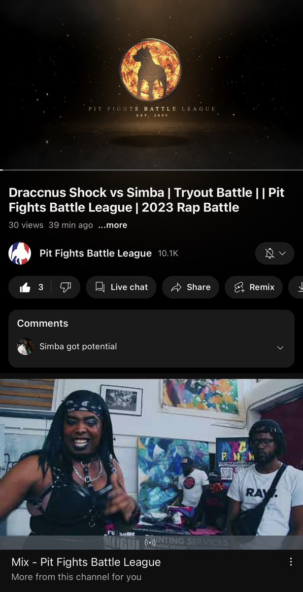 Simba_RAPOC's tweet photo. https://t.co/m2BbhTir4s woo!!! Me vs @draccnusshock Battle out now!!!🔥🔥🔥 #pitfights #battlerap #battleraptawk #Battleraptrap #otfmz #angryfan #url #urltv #caffeinetv #rbe #kotd #dmv #Baltimore https://t.co/FGt0MptwL3
