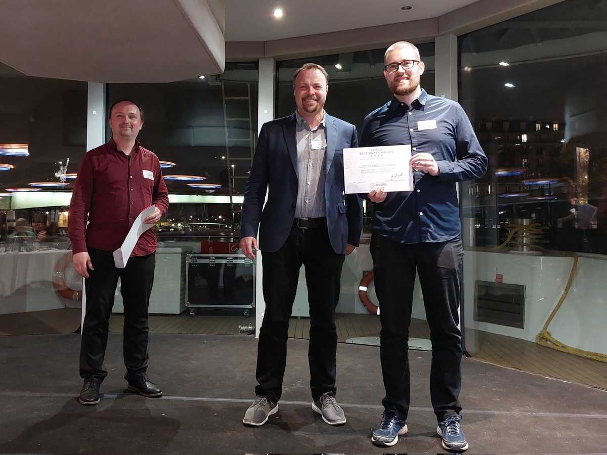 ETAPSconf's tweet photo. ETAPS awards were given during the boat trip. Congratulations to all winners! https://t.co/81YUuJj3H0