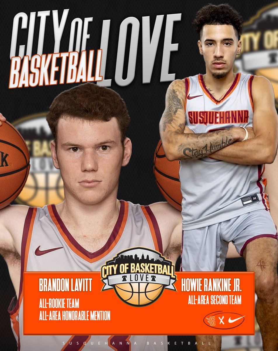 Congratulations to Howie and Brandon on receiving awards from the City of Basketball Love for their performances this season!

#AllIn // #GoSU