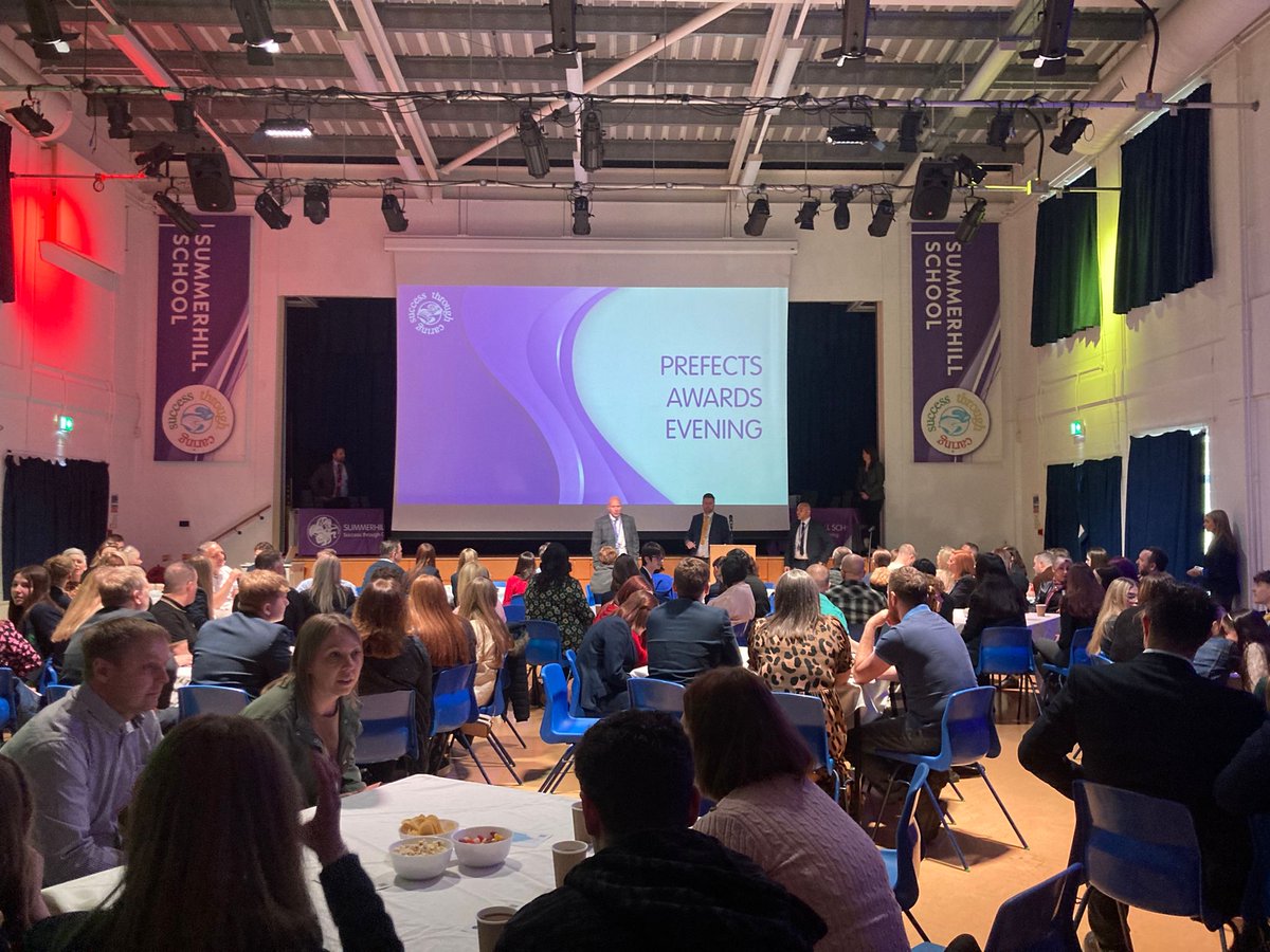 SummerhillSch's tweet photo. Wonderful Prefect Presentation Evening today. Such a privilege to share the evening with the new Junior Leadership Team and their families. Congratulations and all staff look forward to working with the JLT to make Summerhill as great as it can be. #leadersofourfuture https://t.co/Mh9cB72DpT