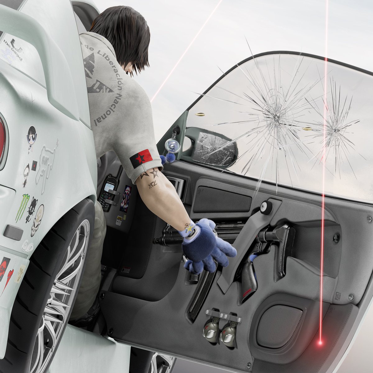 New piece… #art 🐾🔫🎶🎶🎶