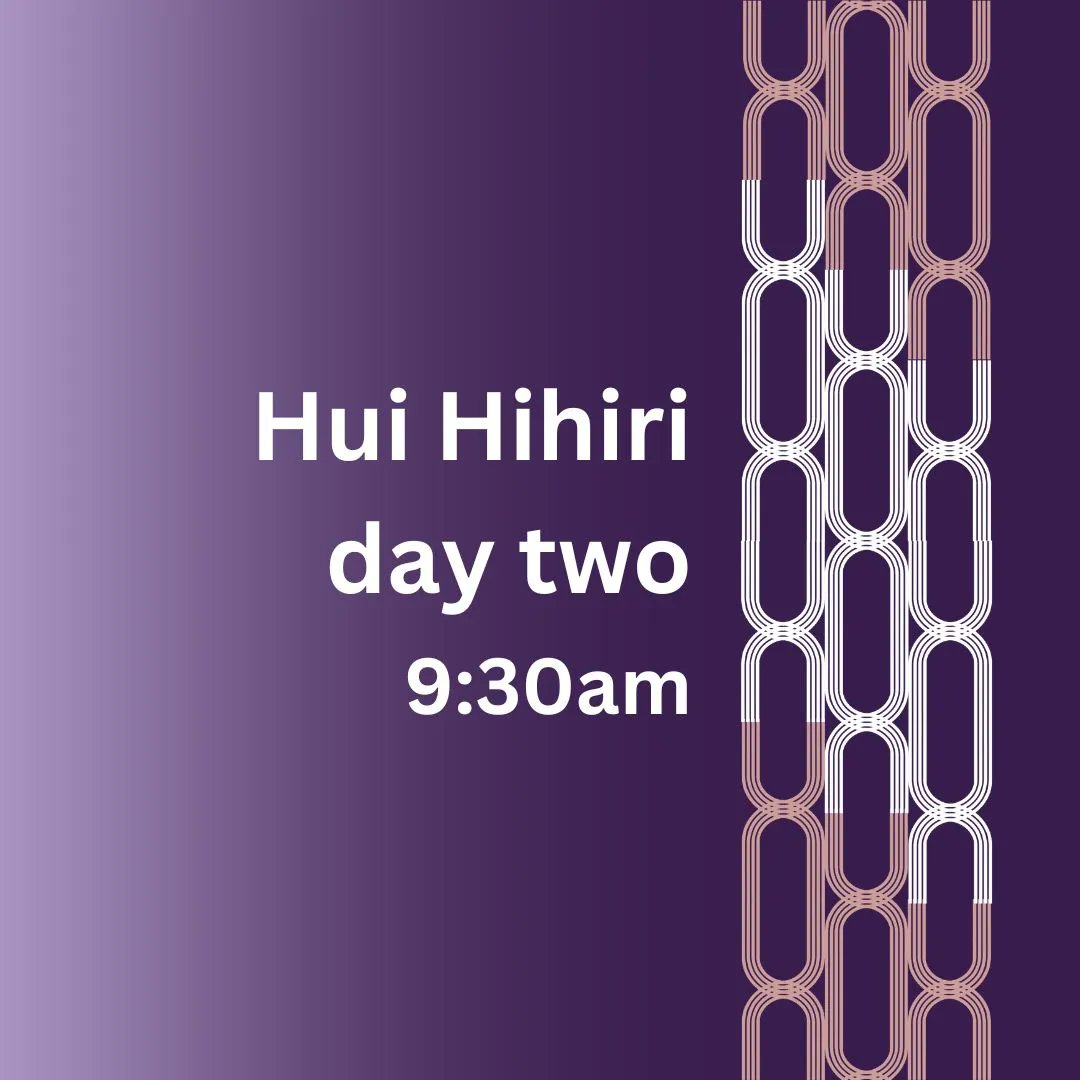 kanapu_maori_nz's tweet photo. Rā tuarua of Hui Hihiri is today and we are amped for another day together after the amazing, nourishing and challenging kōrero that was shared yesterday.

Here's the link for today - see you there! https://t.co/HsDf4uQgK4 https://t.co/tbLpjuq8rw