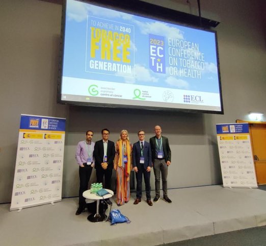 actiononsmoking's tweet photo. I’m thrilled to be attending #ECToH2023 and profiling #Canada’s doomed vaccine collaboration with Philip Morris. We urge all @WHO FCTC treaty members to get their shields up to avoid similar industry partnerships and disasters. #FCTCSavesLives #GoodbyePMI https://t.co/TDmFZePoxq