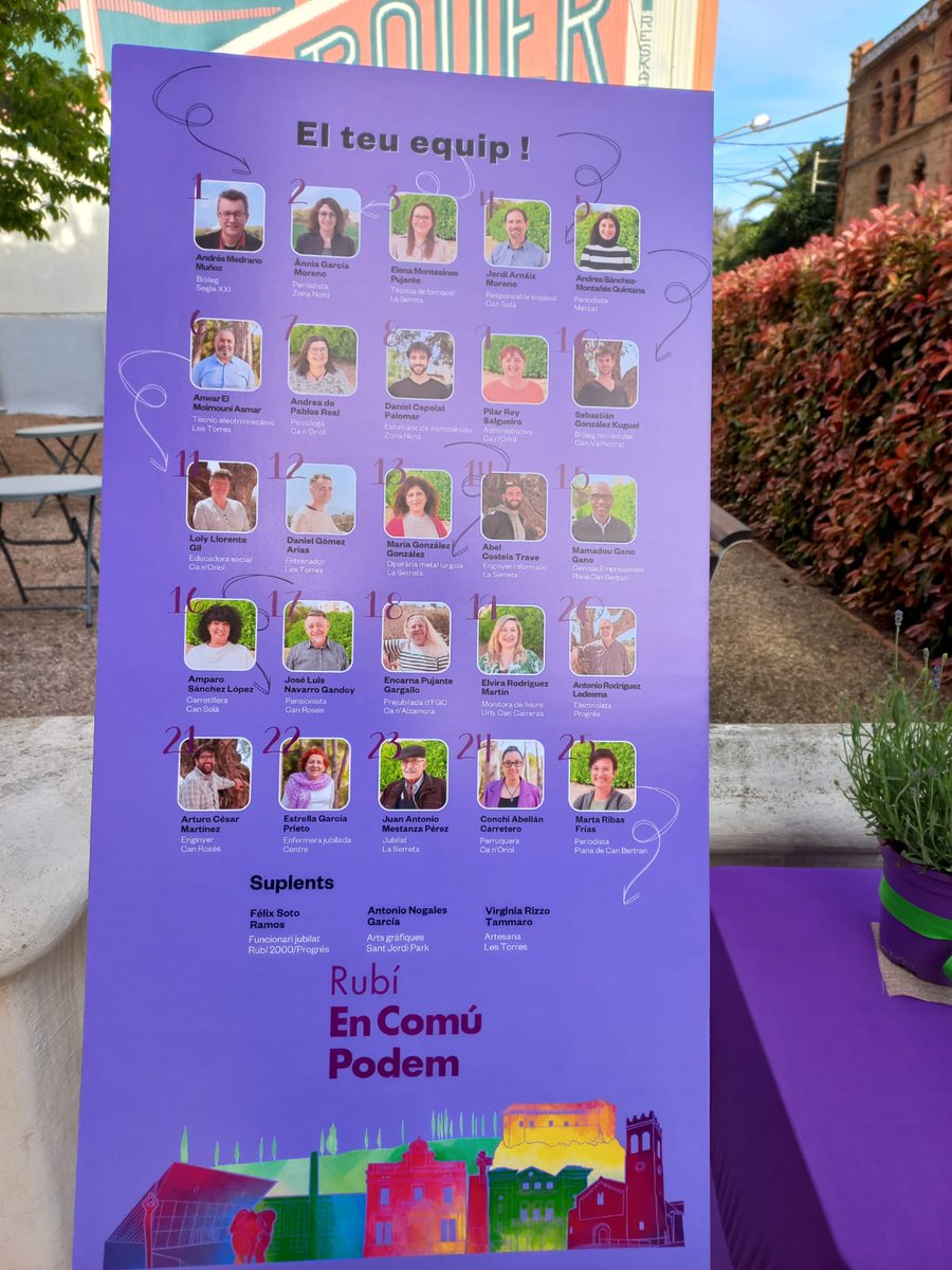 JordiArnaizM's tweet photo. @ecp_rubi @AndresMedranoRU @anniakin @rcapolat De aquesta gran candidatura, és un orgull poder formar part i participar del projecte.  Agraïments a les persones que us heu currat l'organització. 
Tenim la millor candidatura per representar el futur que #rubicity necesita. Pròxim alcalde  @AndresMedranoRU #RubiSenseComplexos https://t.co/4S4mzZMtrh