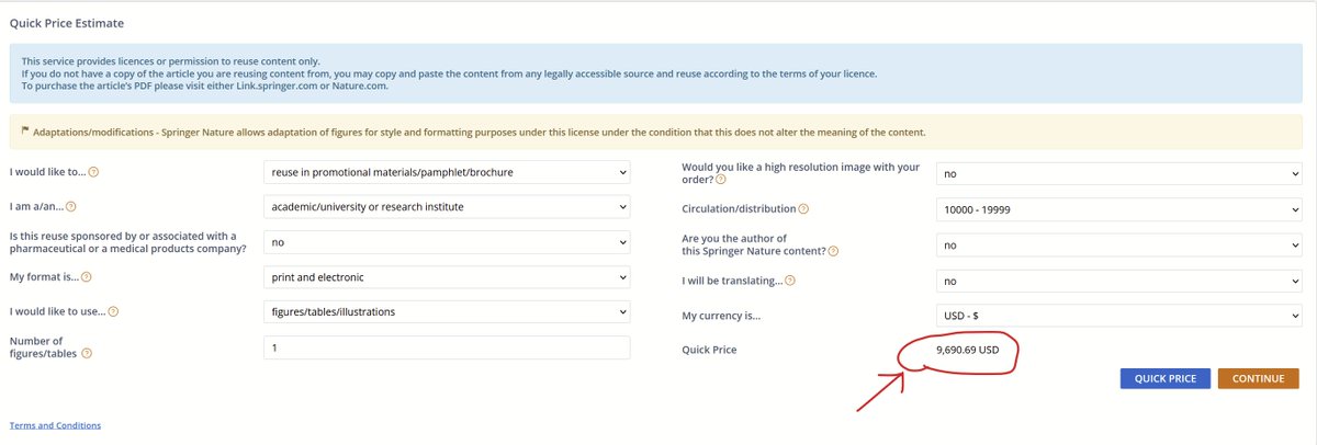 Alexander__Penn's tweet photo. I am writing a section for a @DECHEMA roadmap paper on #catalysis research. When trying to get the rights to reproduce some parts of figures of recent landmark papers, I was asked to pay insane amounts of money from @Elsevier and @SpringerNature. Am I doing something wrong? https://t.co/GsiT2nrtOP