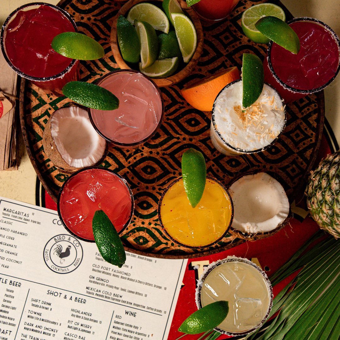CarhopME's tweet photo. To celebrate that alcohol to-go is here to stay, check out all the different cocktails Bird &amp; Co. has to offer. We also love that they have so many different margaritas.

Get Bird &amp; Co.'s incredible tex-mex food &amp; cocktails delivered exclusively on CarHop

https://t.co/4v2g1xAAvK https://t.co/F4WijLqNDF
