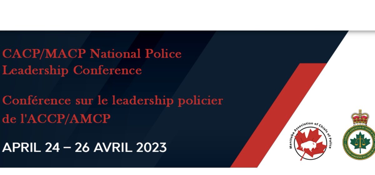 That's a wrap on the 2023 @CACP_ACCP @ManitobaPolice Police #Leadership Conference. Thank-you to the org committee and staff behind the scenes making it all work. Many great conversations on leading in a time of real change. @ChiefSerr @ChiefNish @ArleneDickinson @ChrisLewisLLS