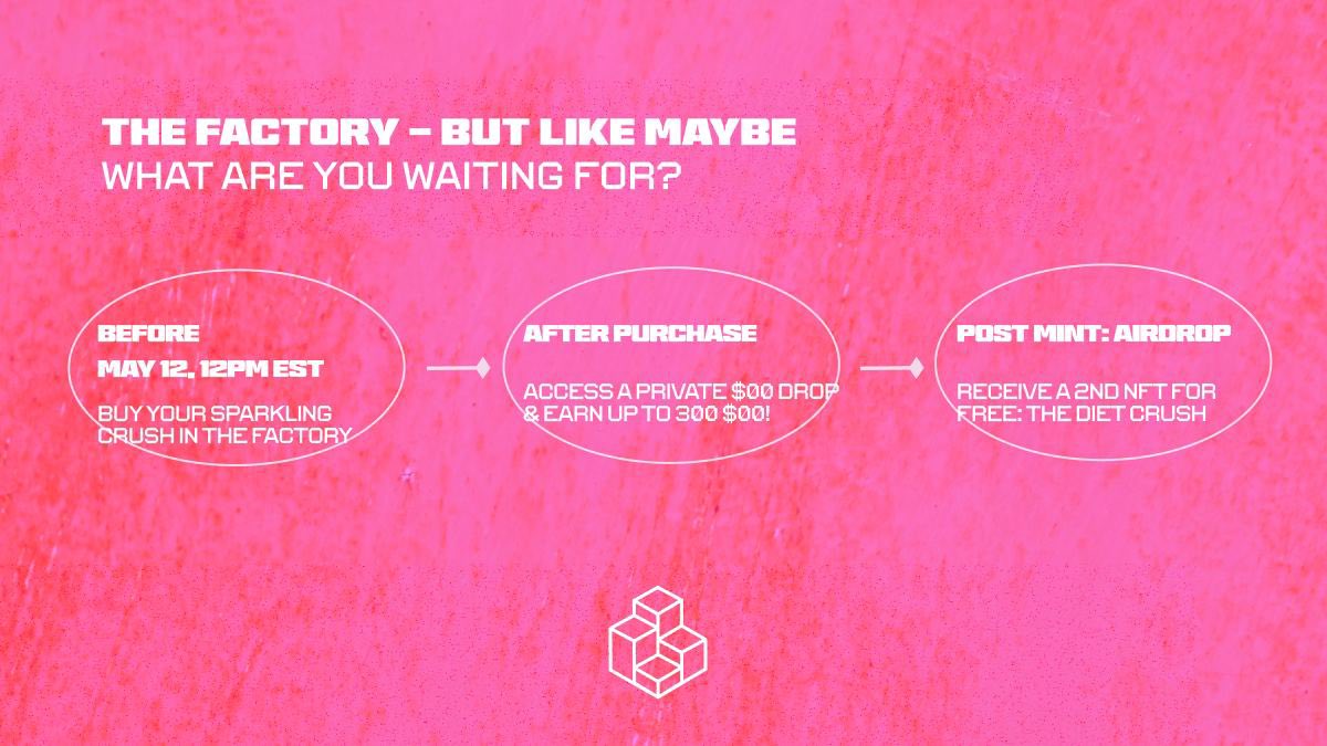 GIVEAWAY ALERT🚨 
Read Below For More Info 👀

RT &amp; Comment for a chance to win
P00LS x <a href="/butlikemaybe/">but like maybe?</a> Limited Edition Bag✨ 

Release your inner flirt and capture the rush of starting something new with Sparkling Crush 💋

Zealy Rewards: zealy.io/c/p00ls-offici…
The Factory x But