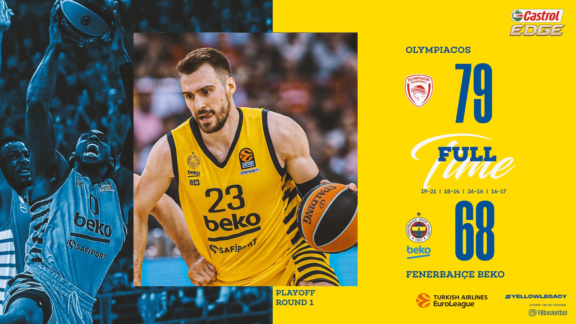 playoff ilk maç sonucu eurolig