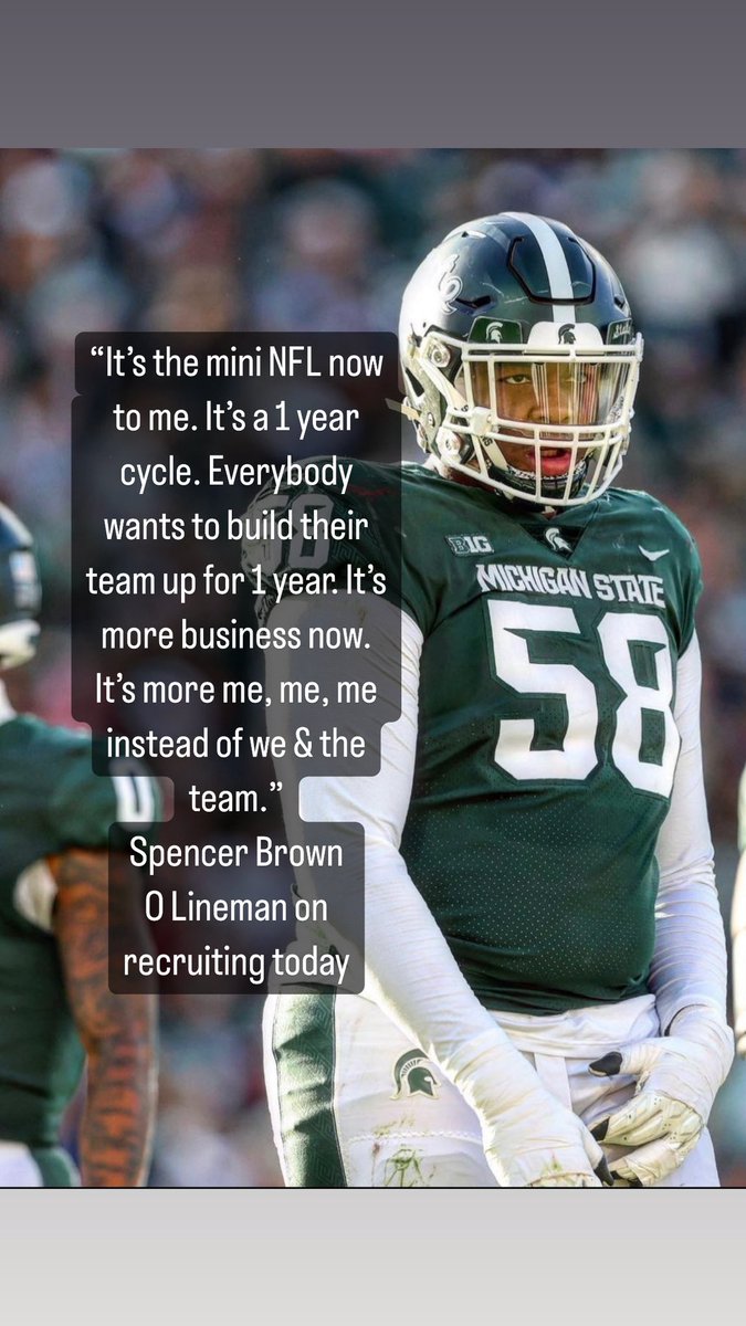 Clip from episode #70 with O Lineman @s_brown55 Full show on Spotify & YouTube channel This Is Sparta MSU #msu #msufootball #collegefootball #bigtenfootball #big10football #collegelife #oline #offensiveline #offensivelineman #recruiting #recruitinglife #collegerecruiting