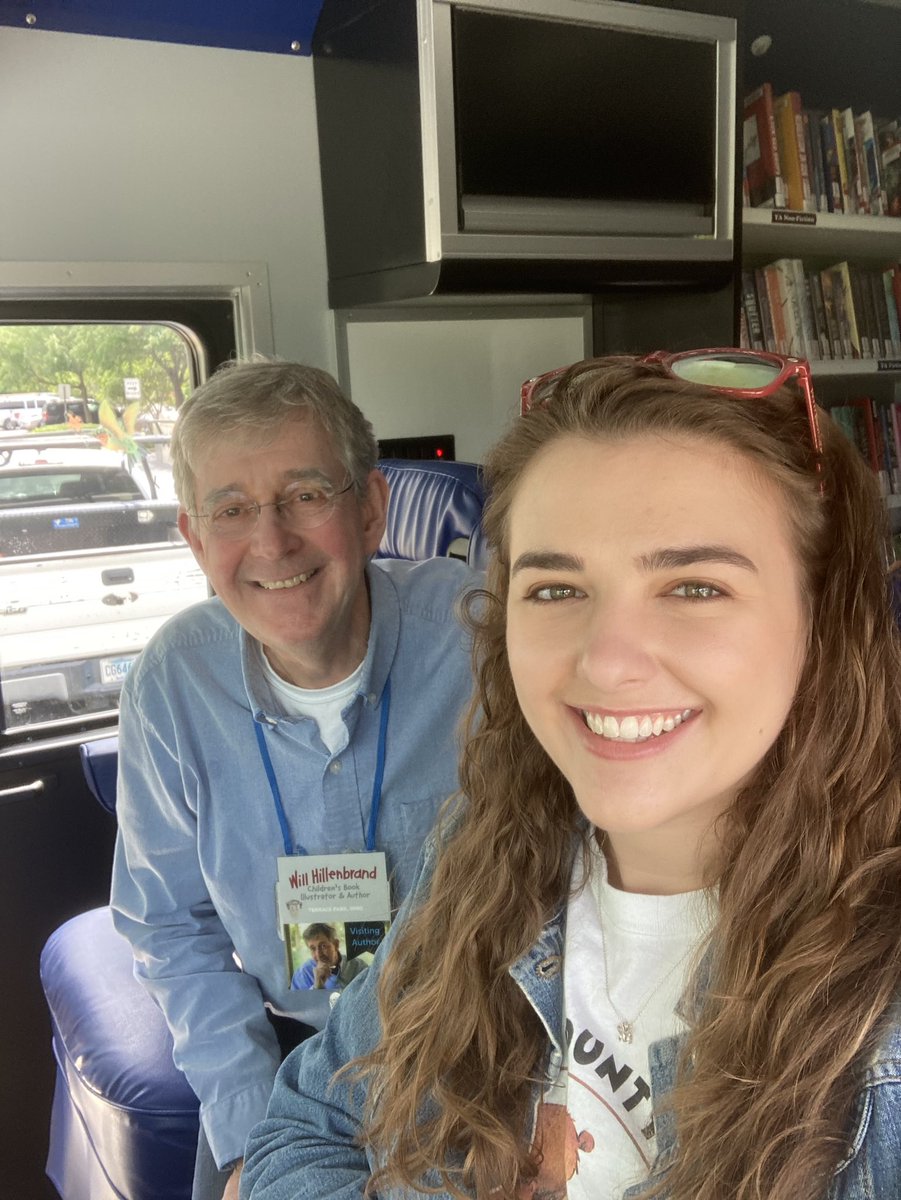 Happy National Library Outreach Day! 🎉 

We’ve been celebrating by taking @willhillenbrand along for some bookmobile adventures 🚐📚

Don’t forget that tonight he’ll be doing a presentation @FloCoLibrarySC . This is an event you don’t want to miss!

#NationalLibraryOutreachDay