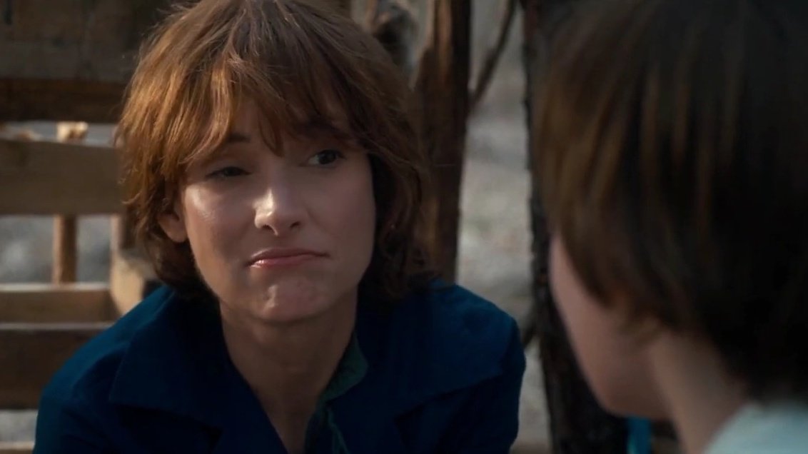 byersnclair's tweet photo. if im not forgetting anything there are only three scenes in stranger things where will lets out a genuine and loud laugh and one of them is with his mom and other is with his brother, the byers family will forever be very dear to me https://t.co/pC9WKOaqpd