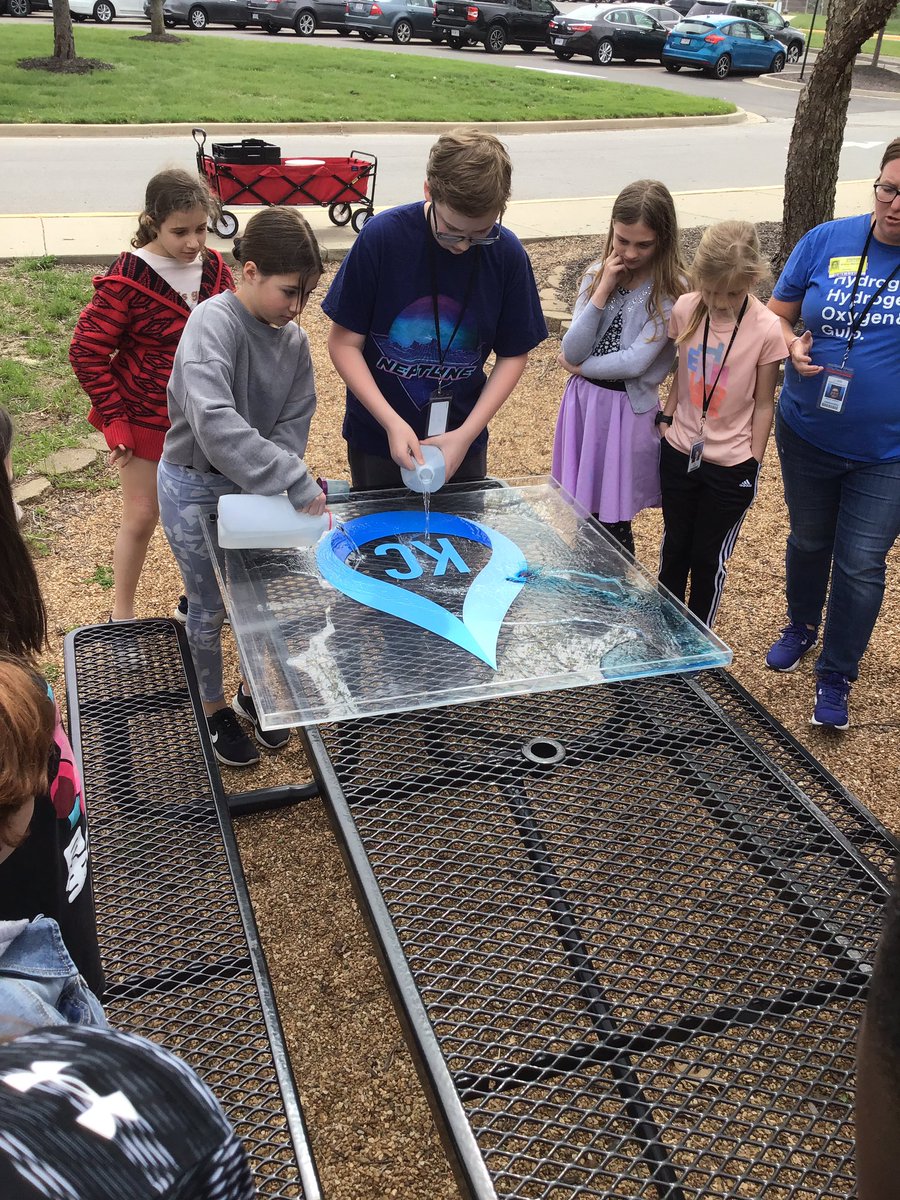 OConnorLMC's tweet photo. We learned about the journey of water and stormwater runoff with @KCMOwater this afternoon. We learned strategies to eliminate pollution in the stormwater. Kansas City has 6.4 billion gallons of stormwater runoff each year! https://t.co/H420Bbcjq8