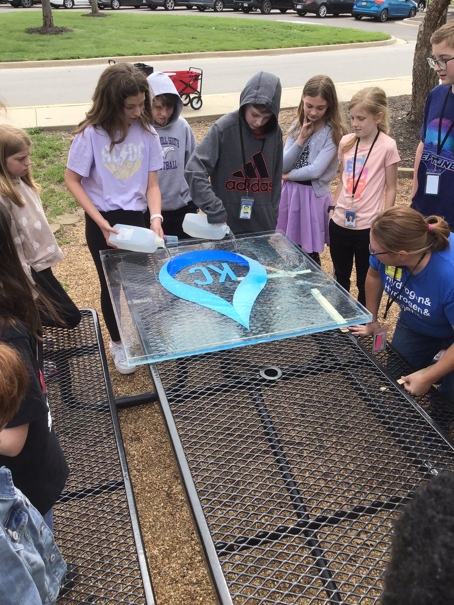 OConnorLMC's tweet photo. We learned about the journey of water and stormwater runoff with @KCMOwater this afternoon. We learned strategies to eliminate pollution in the stormwater. Kansas City has 6.4 billion gallons of stormwater runoff each year! https://t.co/H420Bbcjq8