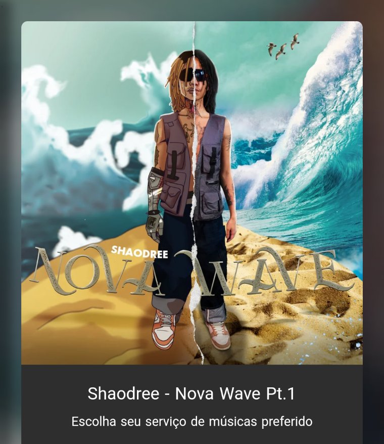 As 00h de hoje (27/04) sai o #NOVAWAVE álbum do GOAT <a href="/realshaobaby/">SHAODREE</a> faz o pré save e fica atento pra não perder esse drop. 
sym.ffm.to/novawave_pt1