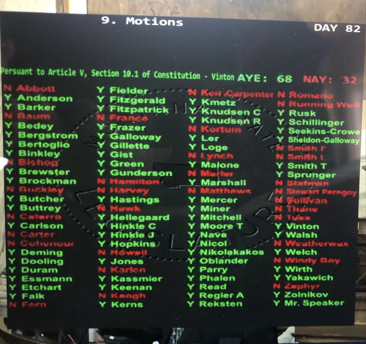 RyanShead's tweet image. BREAKING NEWS: Montana Rep. Zooey Zephyr has been censured and will not be permitted on the House floor or in the gallery for the remainder of session. 

…I believe she will be permitted to vote remotely but while not be able to debate bills moving forward. 

You know what to do…