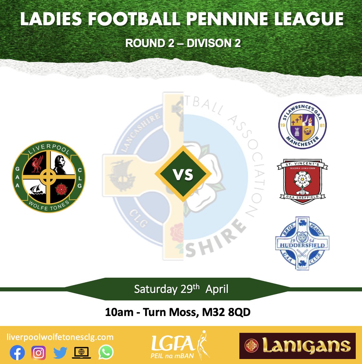 Our ladies go again this Saturday in round 2 of the Pennine Blitz. They’ll travel to Manchester for another morning of back to back games. Best of luck! #TonesAbú #OneClubForAll Keep up to date at: liverpoolwolfetonesclg.com