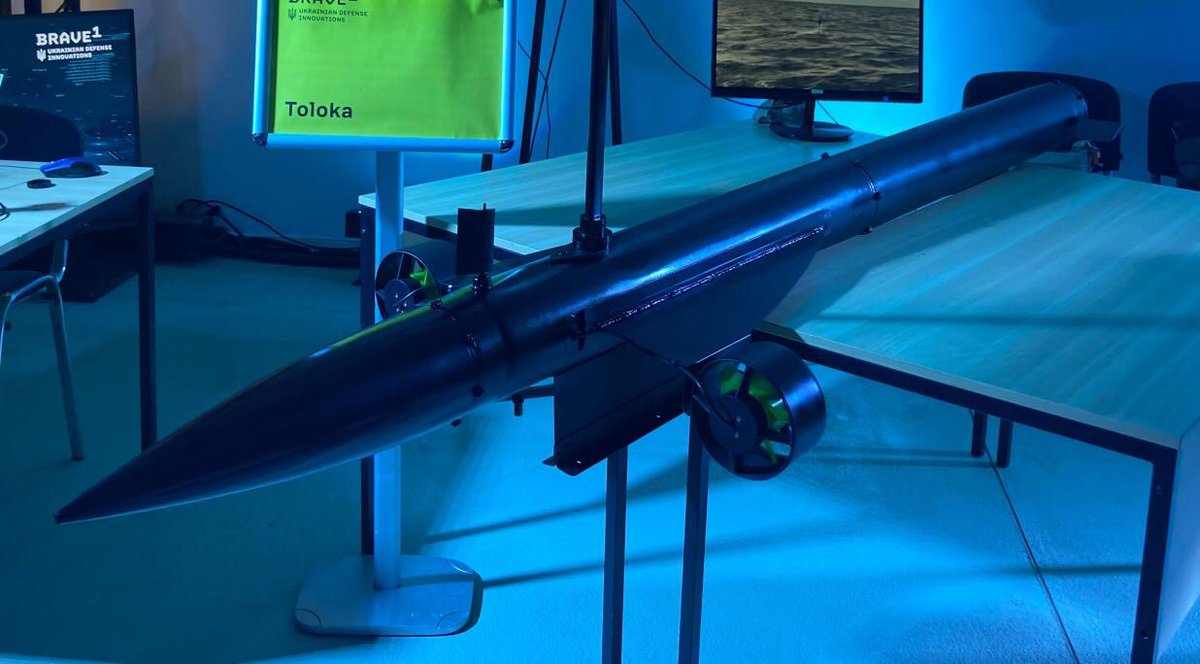 圖 烏克蘭展示新銳無人自殺潛水艇