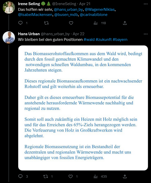 Wenn Politik und klimazerstörende Holzindustrie innig kuscheln. 

@robin_wood @NABU_de @David_V_Fritsch @ja_ballen 

#stopfakerenewables