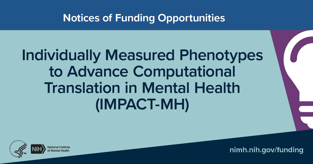 At #SOBP2023? Want to learn more about #RDoC or the new IMPACT-MH NOFOs? @DrJenniP will be at the NIMH booth to answer your questions; FRI 4/28, 2-3PM (PT)! @SOBP