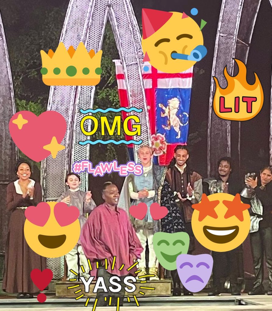 Lived vicariously through my moots and others who were there to see the production live. Been waiting for this moment… can’t wait to see it! #MyFav #Fabulous @DanaiGurira #RichardIII #ShakespeareInThePark #GreatPerformancesPBS #ArtisticExcellence 🎭🙌🏾❤️💯