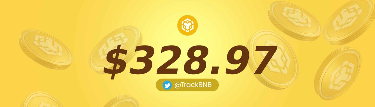 TrackBNB's tweet photo. #BNB Price: $328.97  📈 https://t.co/Eb92T1tDLX